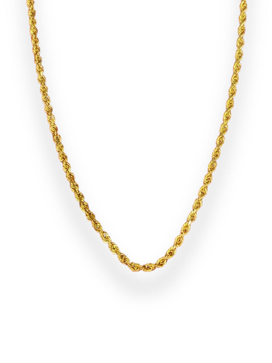 14K ROPE CHAIN 3MM